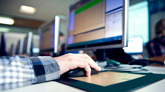 Computer in a classroom | AVIXA Computer in a classroom | AVIXA